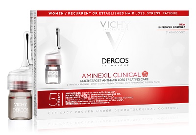Vichy Dercos Aminexil Intensive 5 Trattamento Anticaduta Donna 21 Fiale