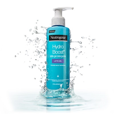 Neutrogena Hydro Boost Latte Gel Detergente Viso 200 ml