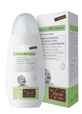 Fiocchi di Riso Talco Non Talco Emulsione 120 ml
