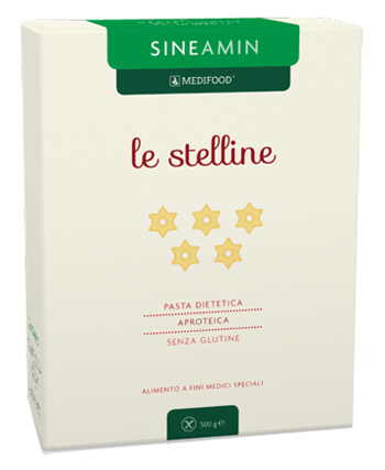 Sineamin Pasta Stelline Pasta Aproteica Senza Glutine 500 grammi