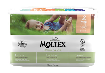 Moltex Pannolini Misura 2 Mini 3-6 Kg 38 pezzi