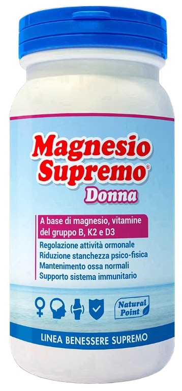 Natural Point Magnesio Supremo Donna 150 grammi - Integratore Alimentare