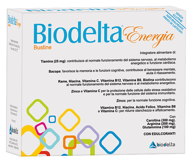 Biodelta Energia 20 bustine - Integratore Alimentare