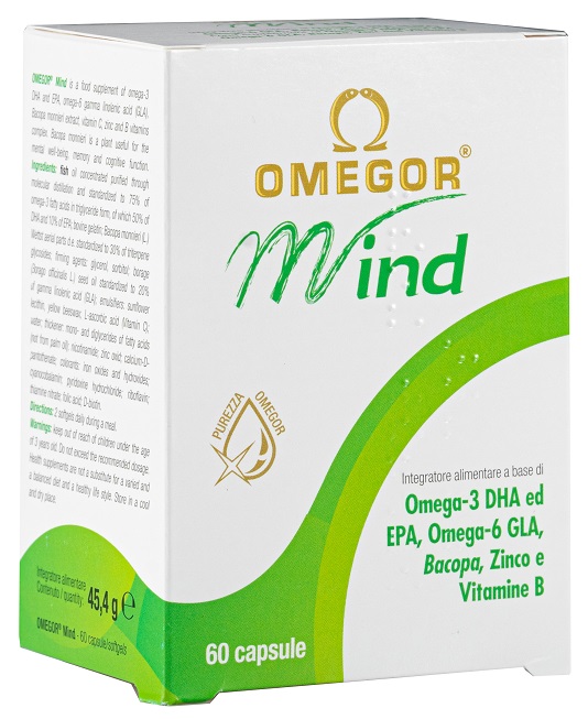 Omegor Mind 60 Capsule Molli - Integratore Alimentare