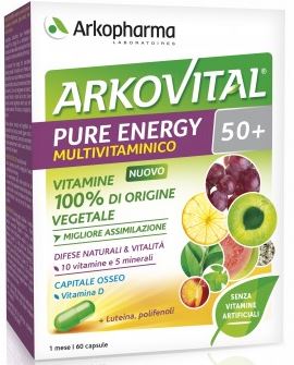 Arkovital Pure Energy 50+ 60 Capsule - Integratore Multivitaminico-image