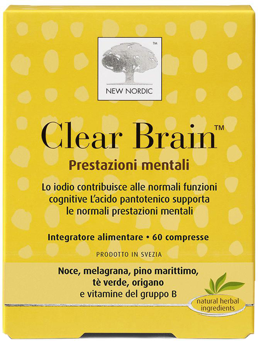 Clear Brain 60 Compresse - Integratore Alimentare