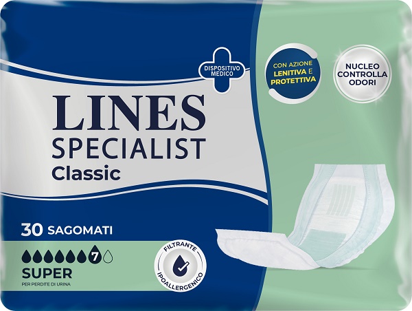 Lines Specialist Sagomato Super Pannolone 30 pezzi