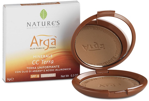 Nature's Arga' Terra Compatta Uniformante Marocco SPF 15 9 grammi