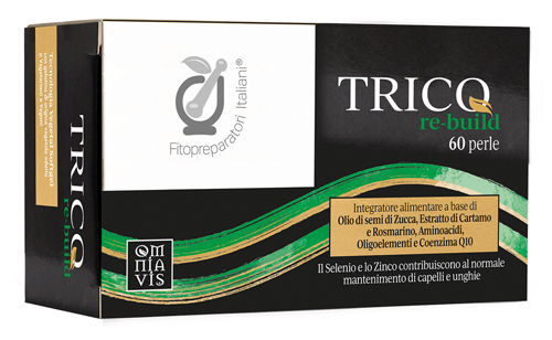 Trico Re-Build 60 Perle - Integratore Benessere Capelli e Unghie