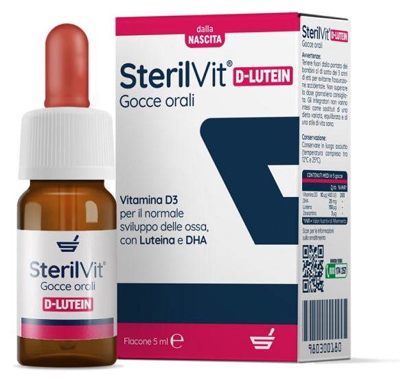 Sterilvit D Lutein DHA Gocce 5 ml - Integratore Alimentare