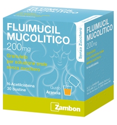 Fluimucil Mucolitico 200 mg Senza Zucchero 30 Bustine