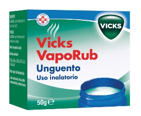 Vicks Vaporub Canfora Unguento per Uso Inalatorio 50 grammi