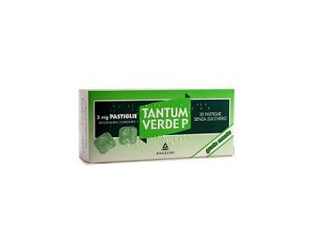 Tantum Verde P Menta 3 mg 20 Pastiglie