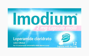 Imodium 2 mg Loperamide Cloridrato Diarrea 12 Capsule Molli