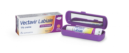 Vectavir Labiale 1% Crema Antivirale Penciclovir 2 grammi