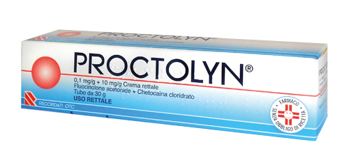 Proctolyn Crema Rettale per Ragadi ed Emorroidi 30 grammi