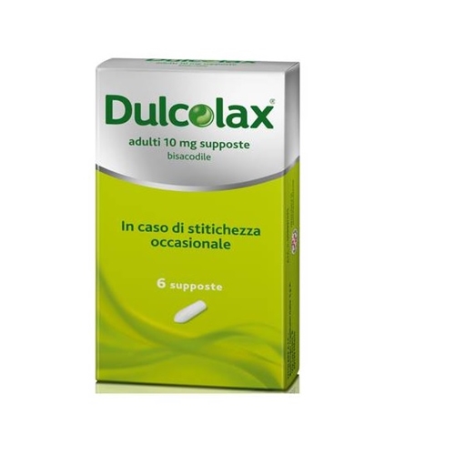 Dulcolax Adulti 10mg Bisacodile Lassativo 6 Supposte