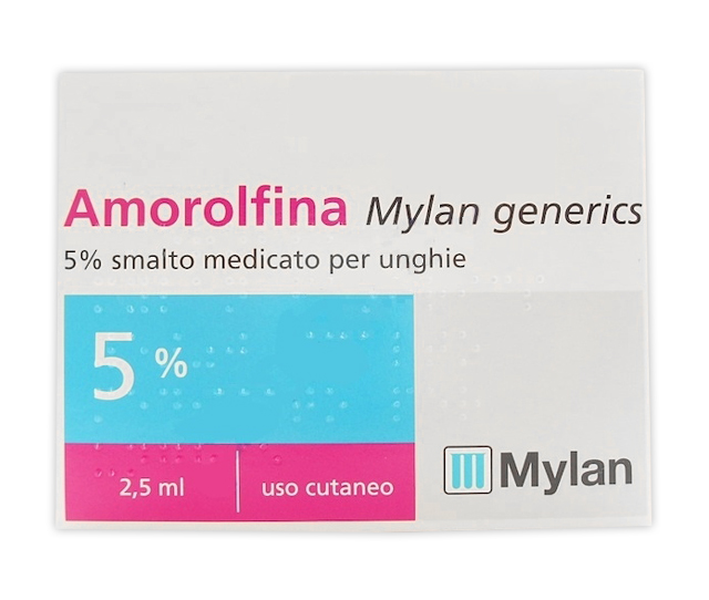 Amorolfina Mylan Smalto Antimicotico Unghie 2,5 ml