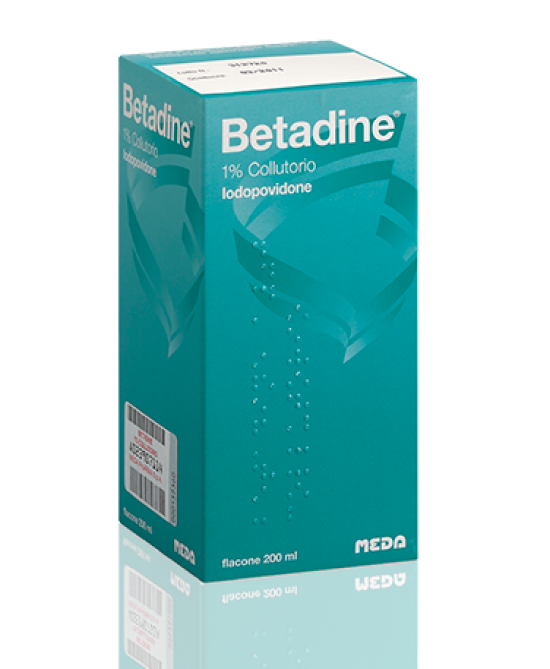 Betadine 1% Iodopovidone Collutorio Orale 200 ml