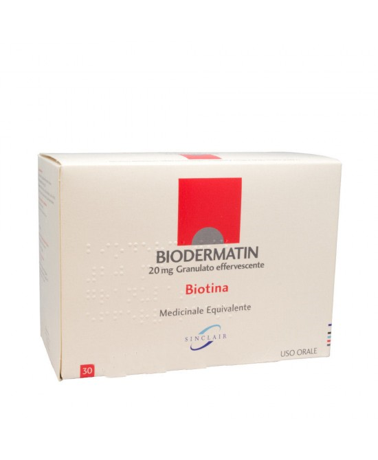 Biodermatin Granulato Effervescente 20 mg Biotina 30 Bustine